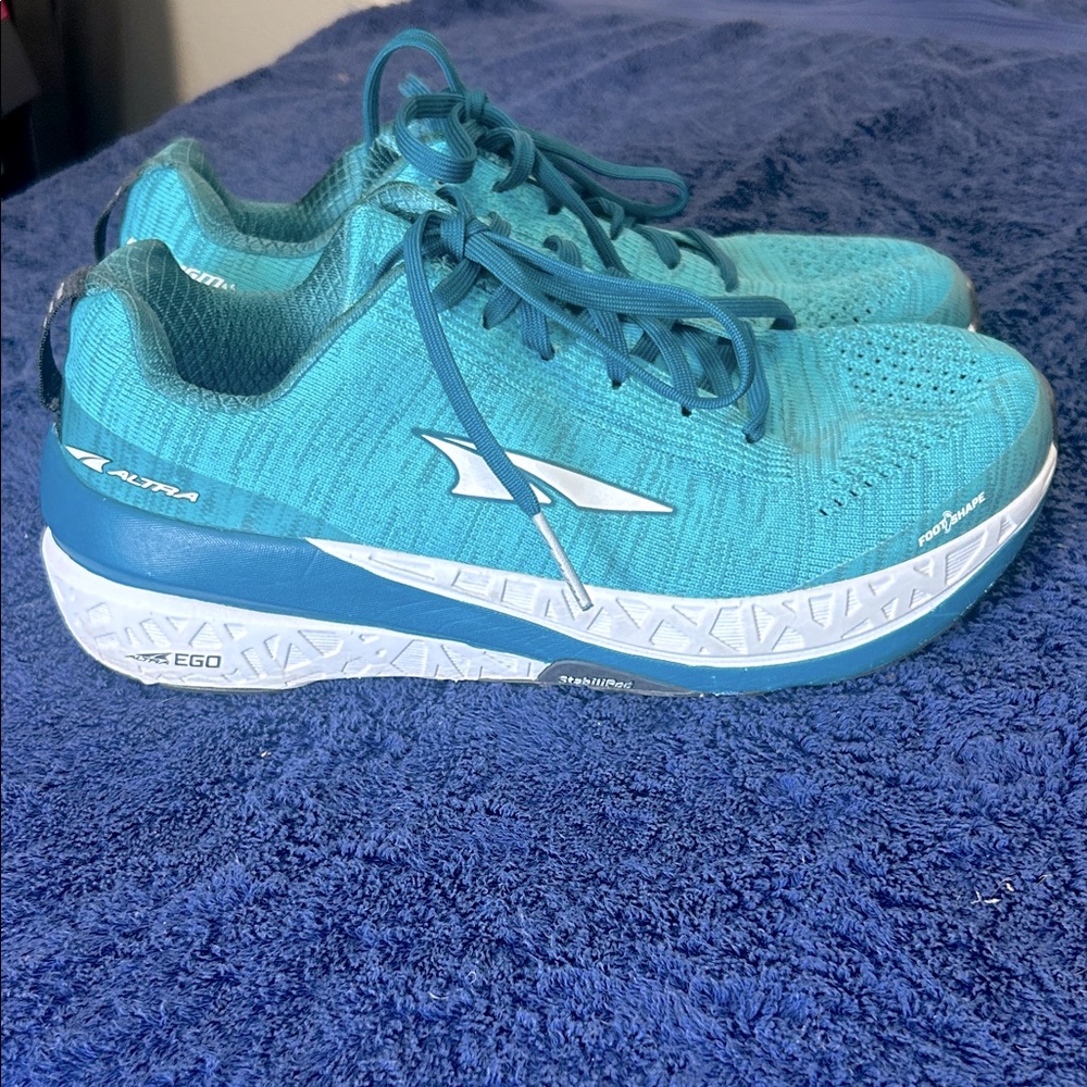 Altra Paradigm 4.5 Turquoise Green Athletic Running Sneakers Women’s Size 9